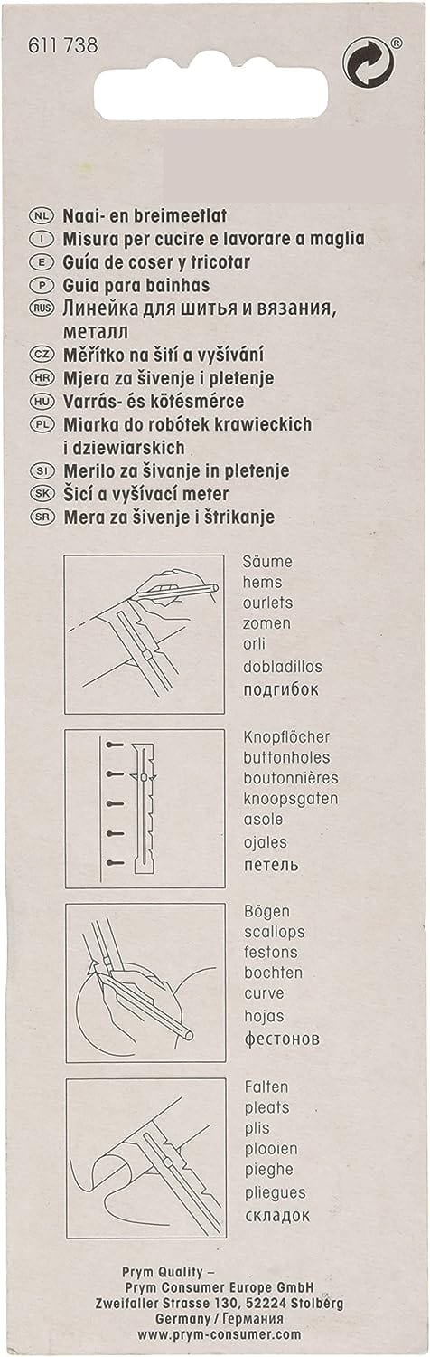PRYM Schneider- und Stricklineal
