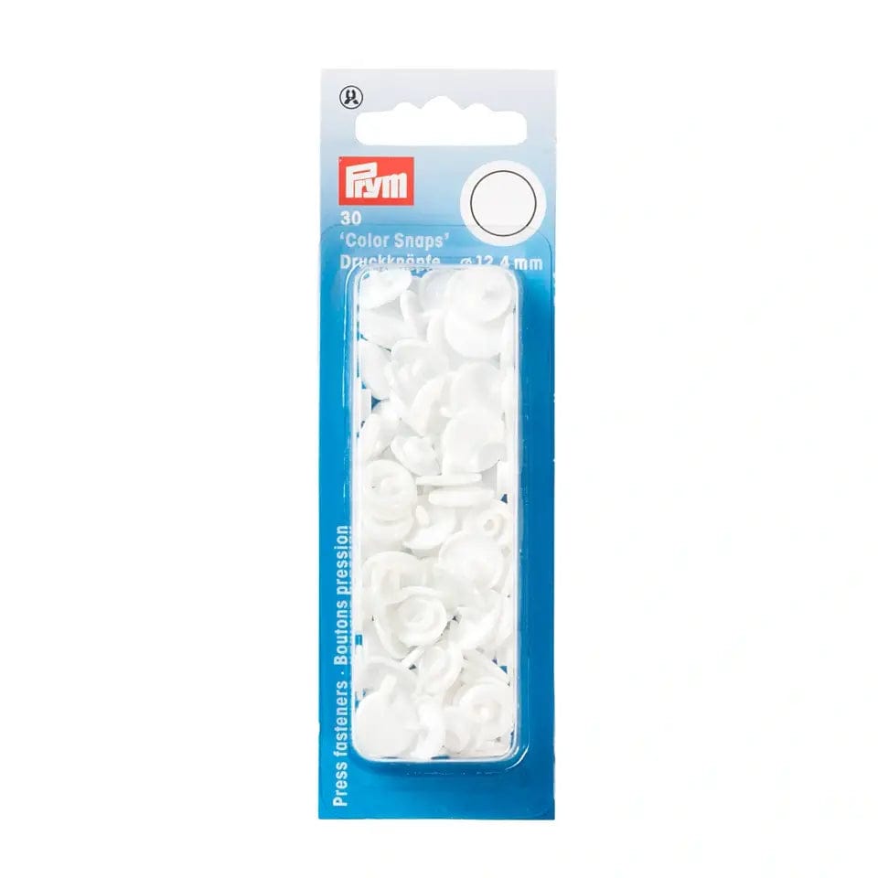 PRYM Druckknöpfe Ø12,4 mm 30 Stk.-weiß