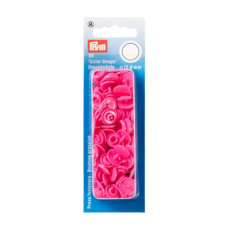 PRYM Boutons-pression Ø12,4 mm 30 pièces-rose Barbie