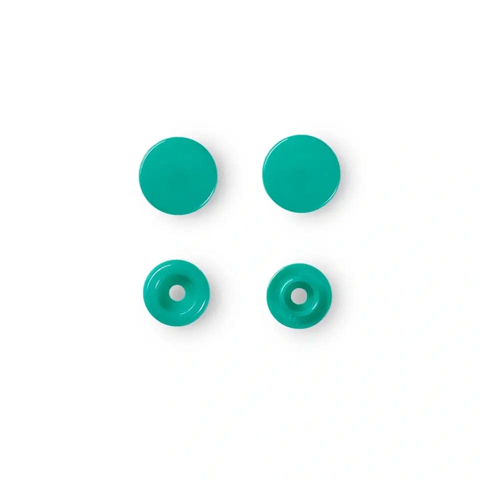 PRYM Druckknöpfe Ø12,4 mm, 30 Stk., rauchgrün