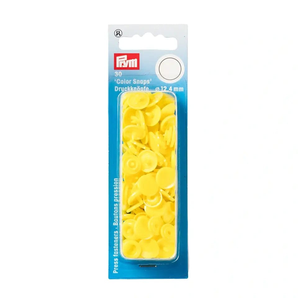 PRYM Druckknöpfe Ø12.4 mm 30 Stk., gelb