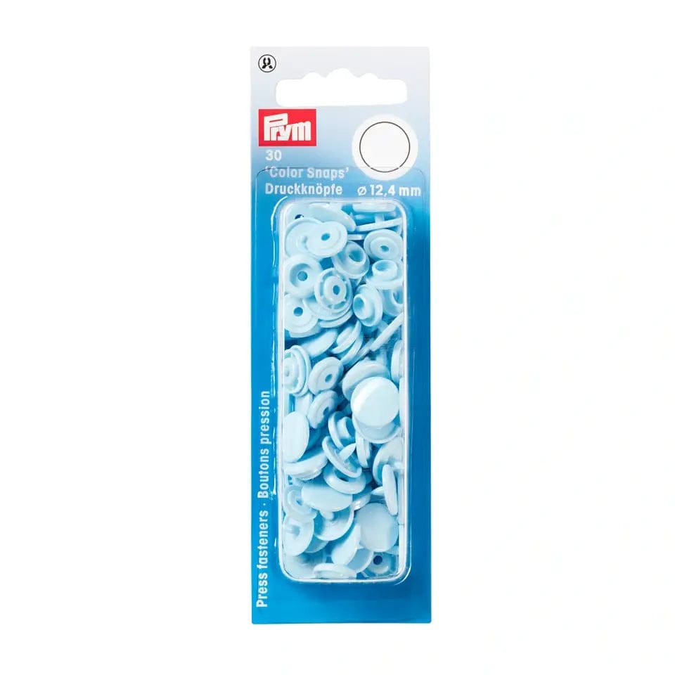 PRYM Druckknöpfe Ø12,4 mm 30 Stk., hellblau