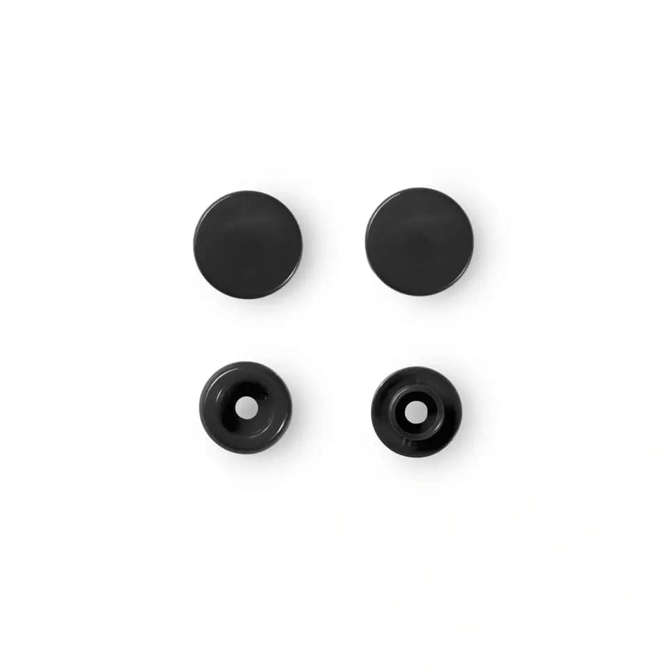 PRYM Boutons-pression Ø12.4 mm, 30 pièces, noirs