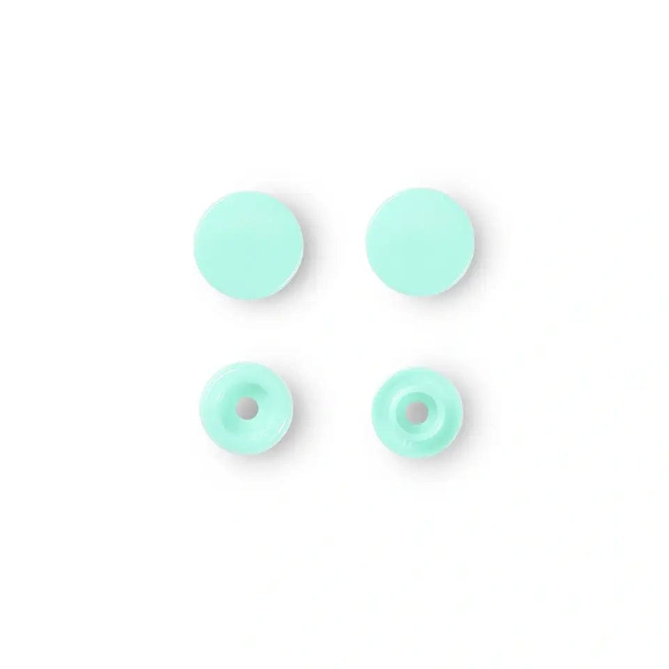 PRYM Druckknöpfe Ø12,4 mm 30 Stück, pastellgrün