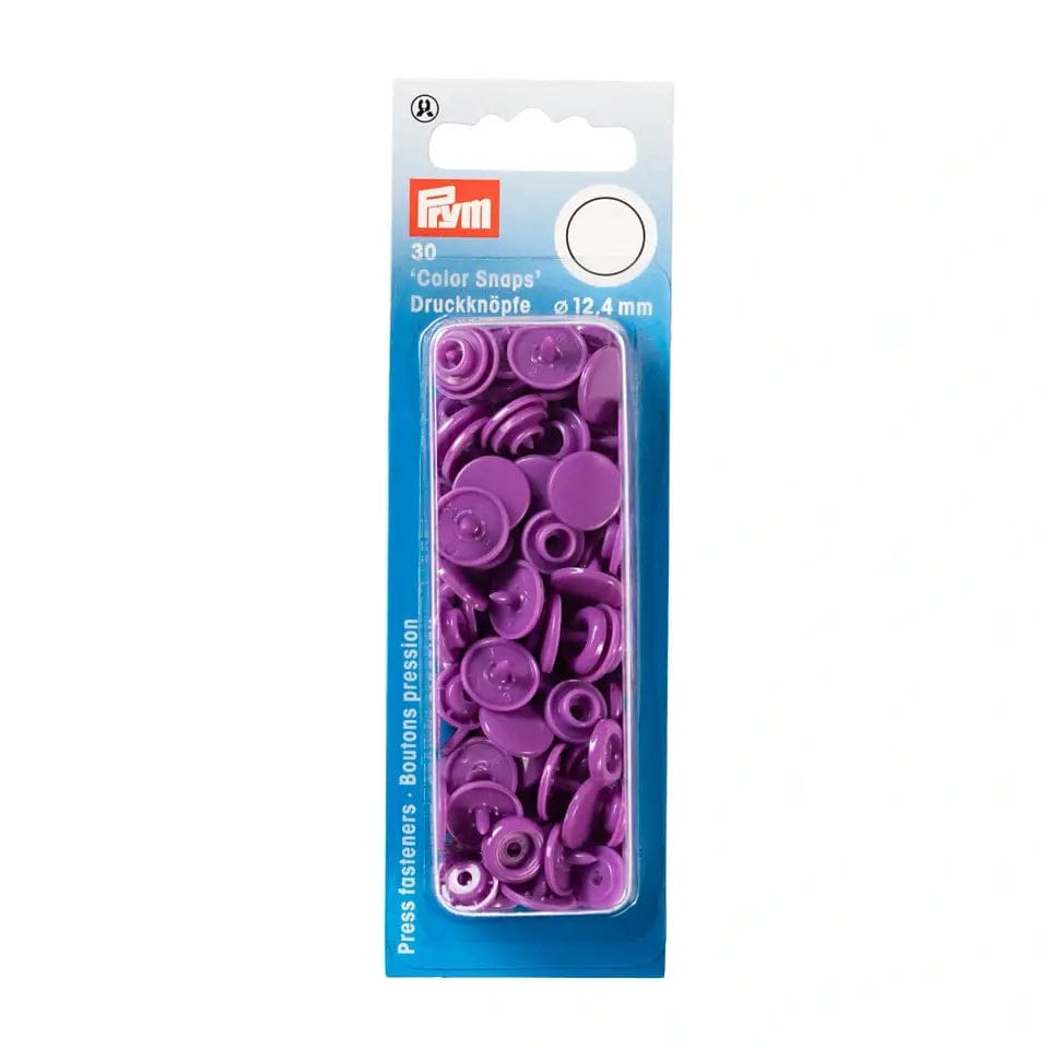 PRYM Druckknöpfe Ø12.4 mm 30 Stk.-lila