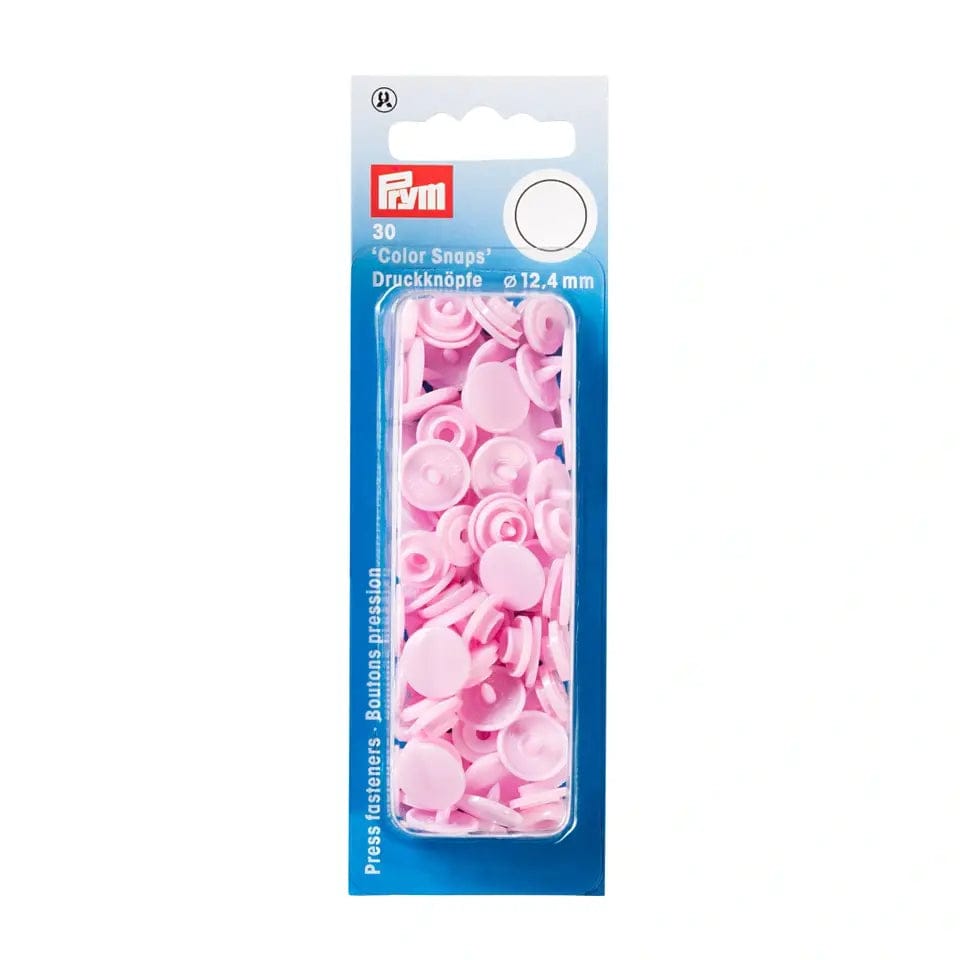 PRYM Druckknöpfe Ø12.4 mm, 30 Stk., rosa