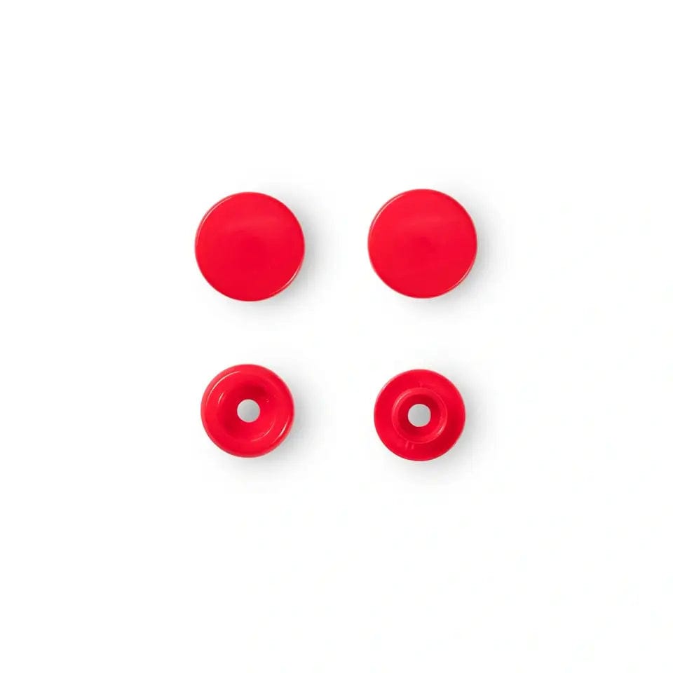 PRYM Pressions Ø12.4 mm 30 pièces rouges
