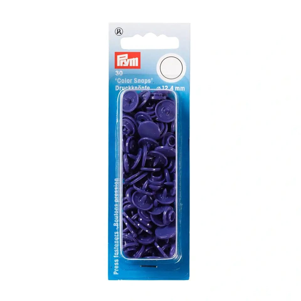 PRYM Druckknöpfe Ø12,4 mm 30 Stk., dunkelviolett