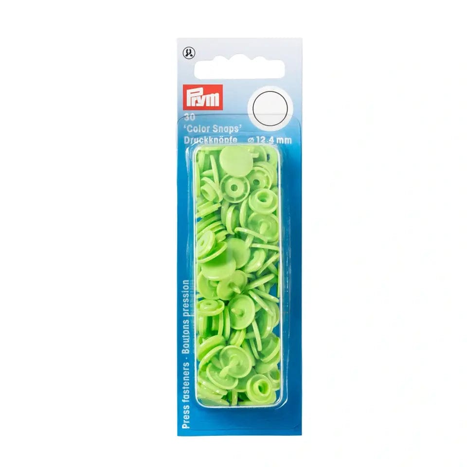 PRYM Druckknöpfe Ø12.4 mm 30 Stk.-Grüner Apfel