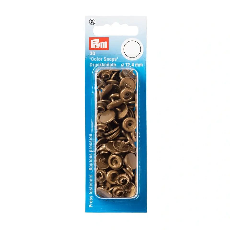 PRYM Druckknöpfe Ø12.4 mm, 30 Stk., goldfarben