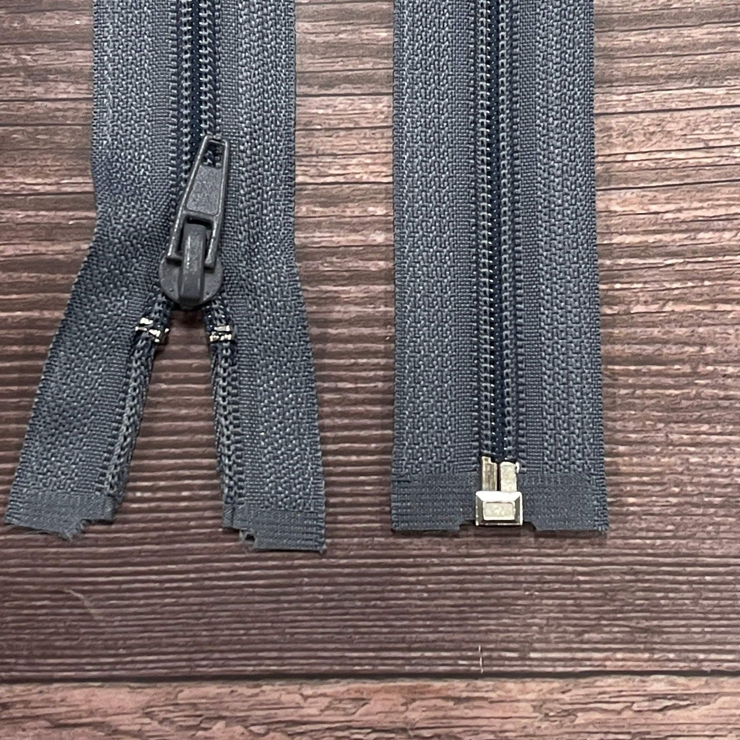 Fermeture éclair ouvrable, gris graphite
