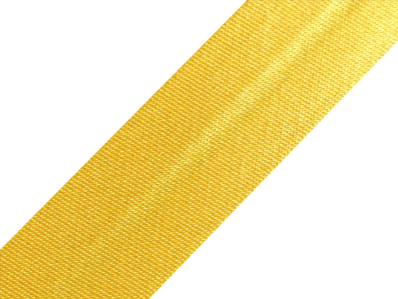Satin-Schrägband 20 mm-gelb
