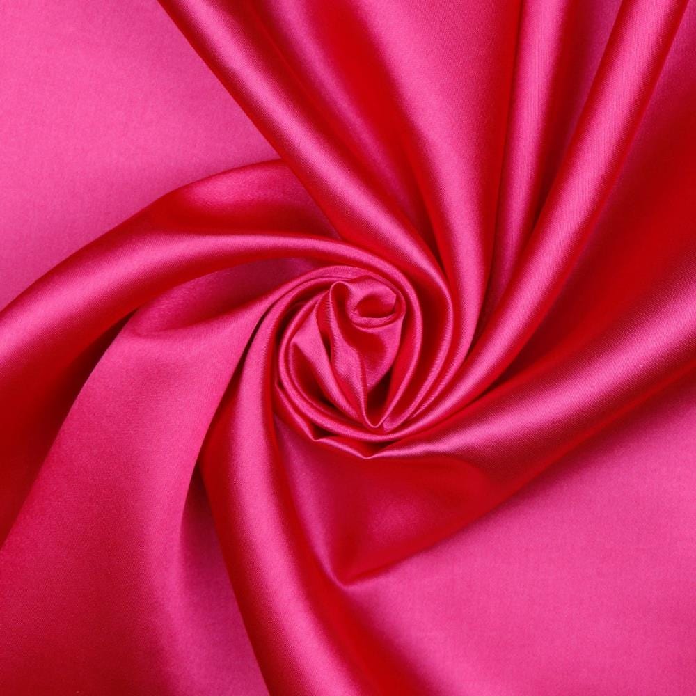 Satin in leuchtendem Pink 90 g/m²