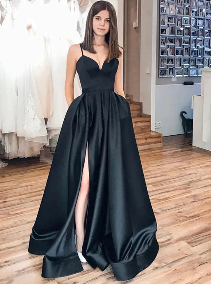 Satin noir 90 g/m²