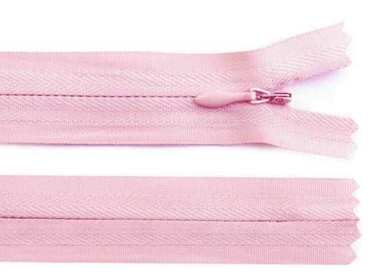Hidden zipper-pink