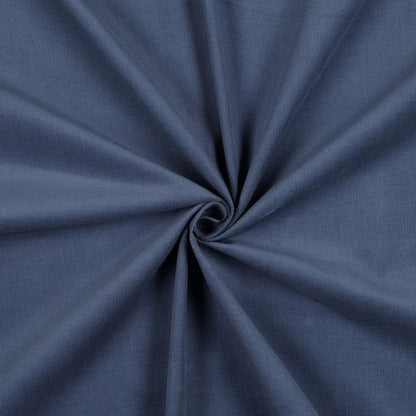 Feiner Baumwollcord in Rauchblau 145 g/m²
