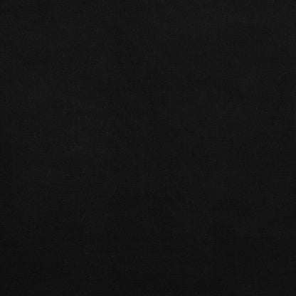 Smalkais Kokvilnas velvets-melns 145 g/m²