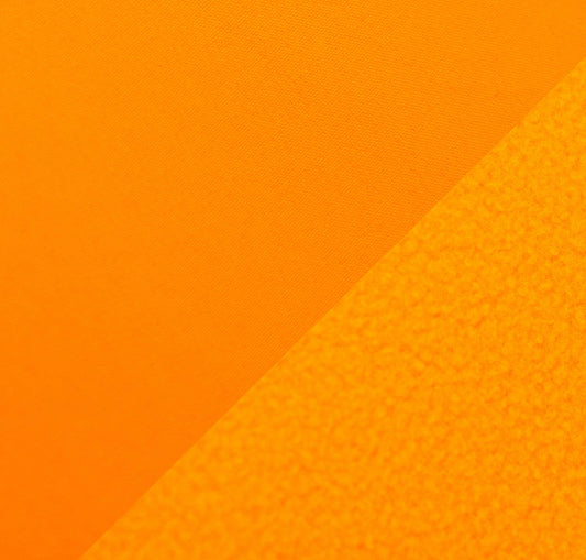 Softshell fabric - neon orange 300 g/m²