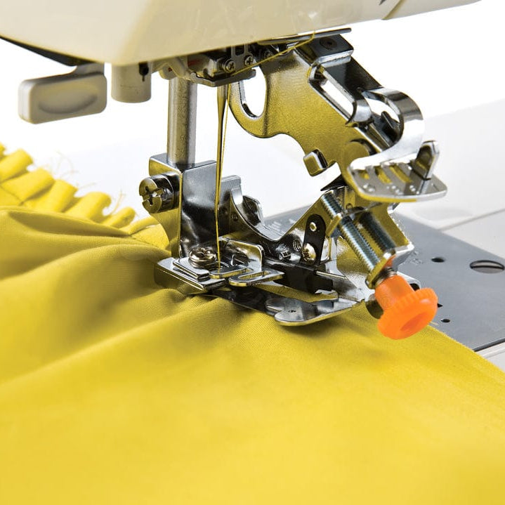 Pied-de-biche de machine à coudre pour plisser