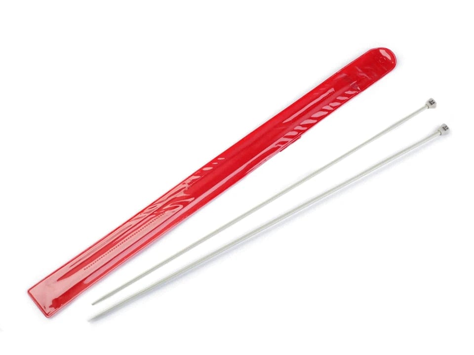 Gerade Stricknadeln aus Aluminium 35 cm 3,5 mm