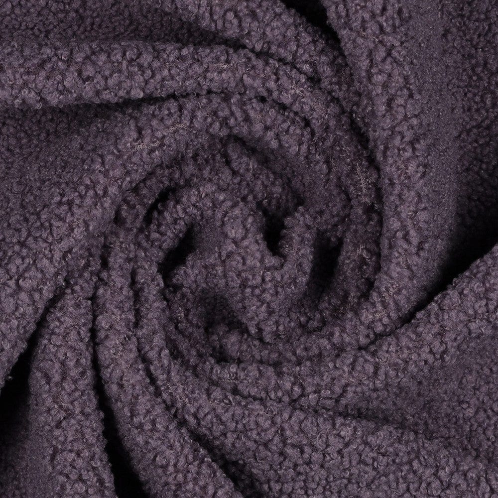 Tissu teddy lilas 270 g/m²
