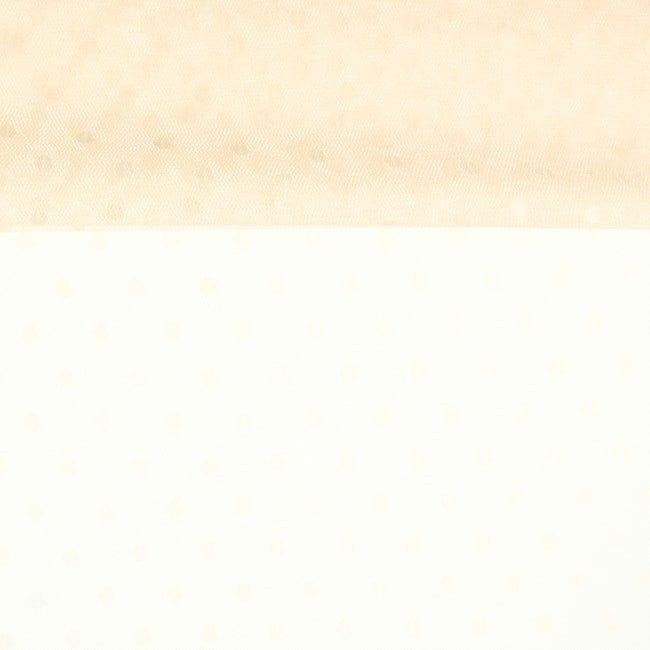 Tulle with polka dots - cream