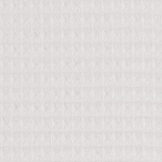 White waffle fabric 230 g/m²