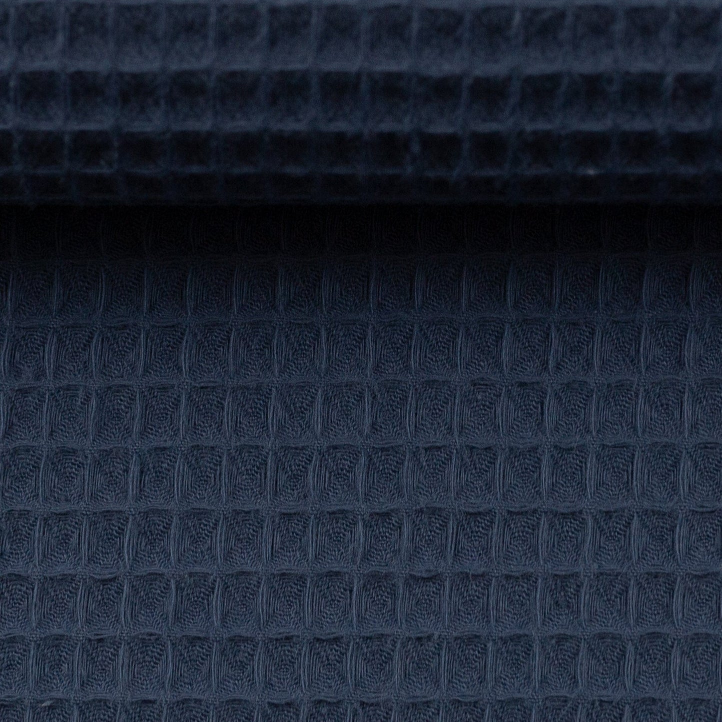 Waffelstoff in Jeansblau 230 g/m²