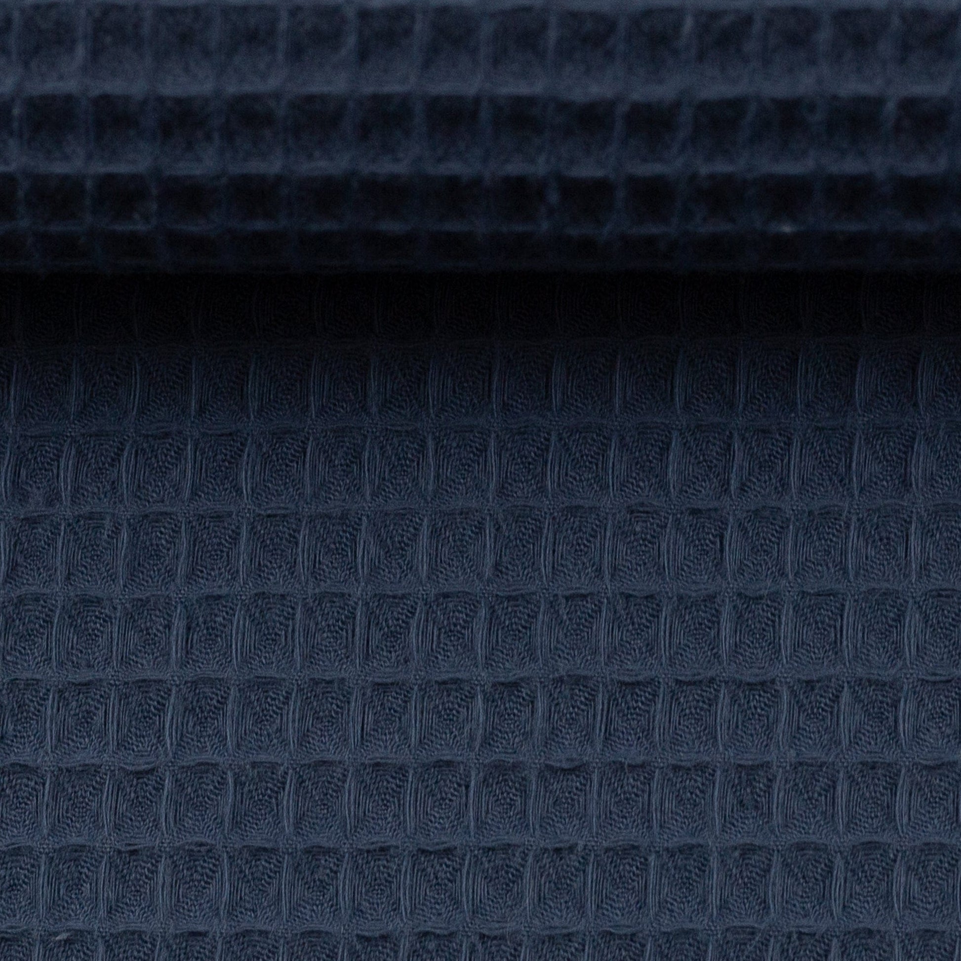 Waffelstoff in Jeansblau 230 g/m²