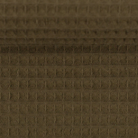 waffle fabric-khaki 230 g/m²