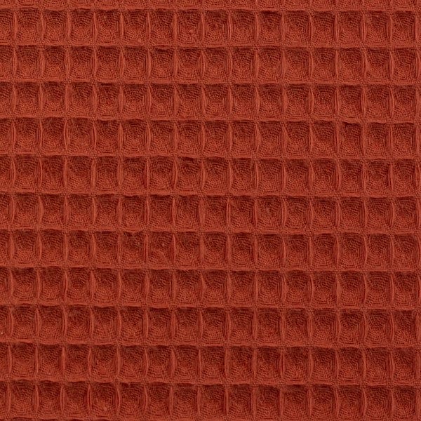Tissu gaufré rouge brique (Brick) 230 g/m²