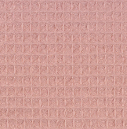 Waffelstoff in Lachsrosa 230 g/m²