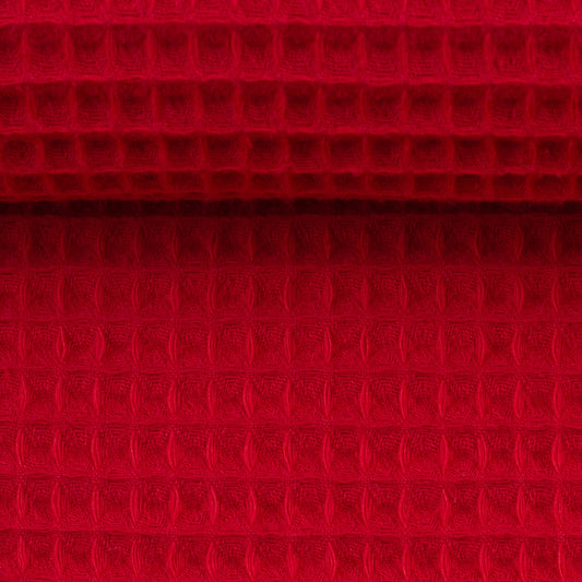 alt
Waffle fabric - red 230 g/m²