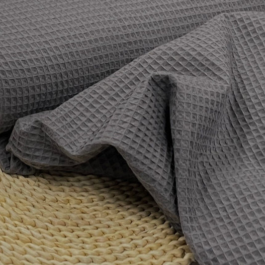 alt
Waffle fabric - dark gray 230 g/m²