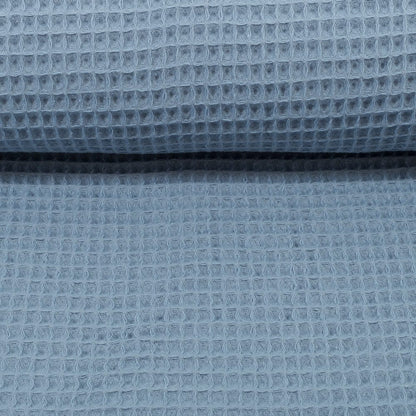 Tissu gaufré bleu-gris 230 g/m²