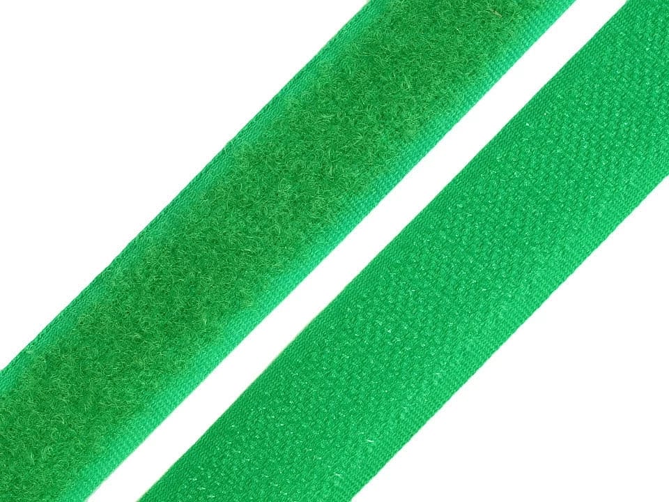 Ruban velcro 2 cm vert pomme