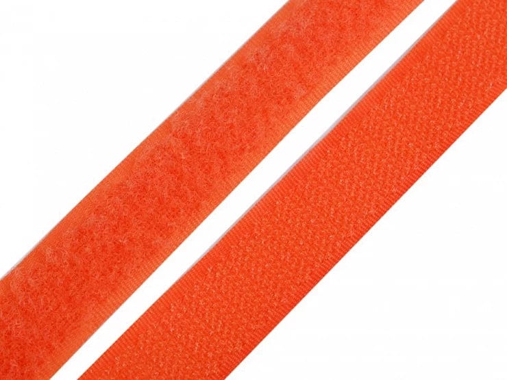 Ruban Velcro 2 cm orange