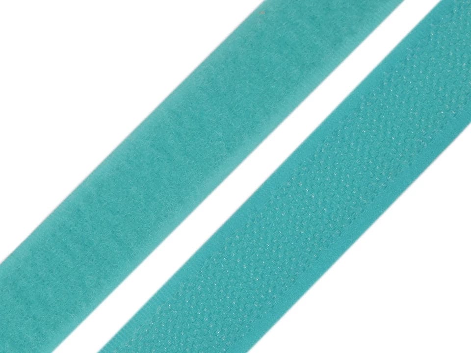 Ruban Velcro 2 cm turquoise